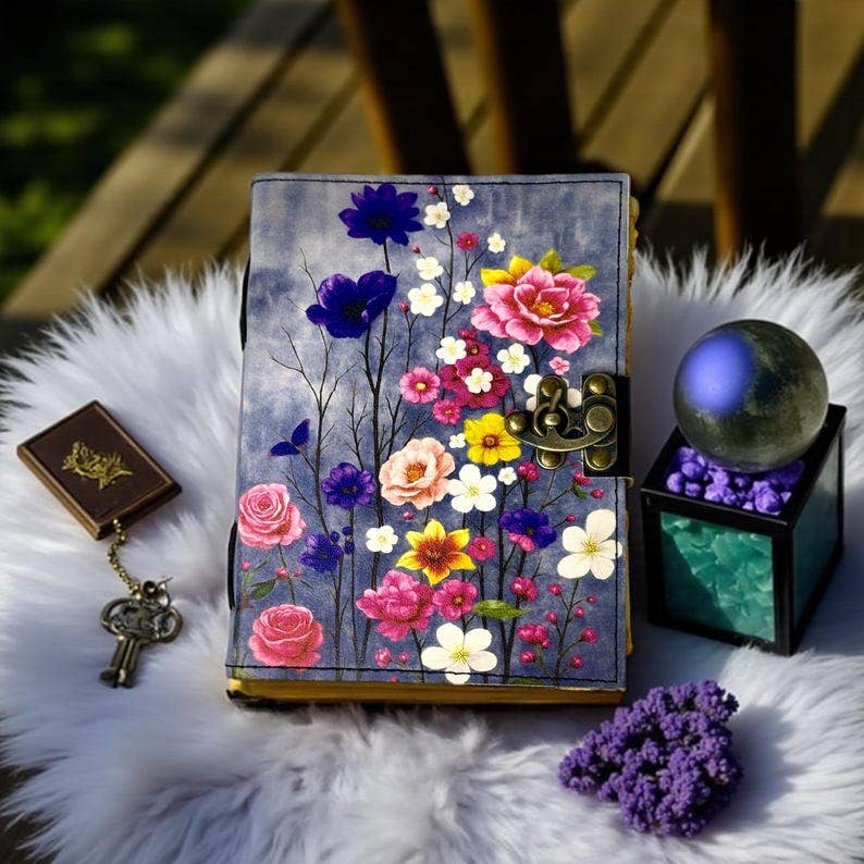 Leatherooze - Vente Journal intime - Journal en cuir fait main Livre des Ombres6