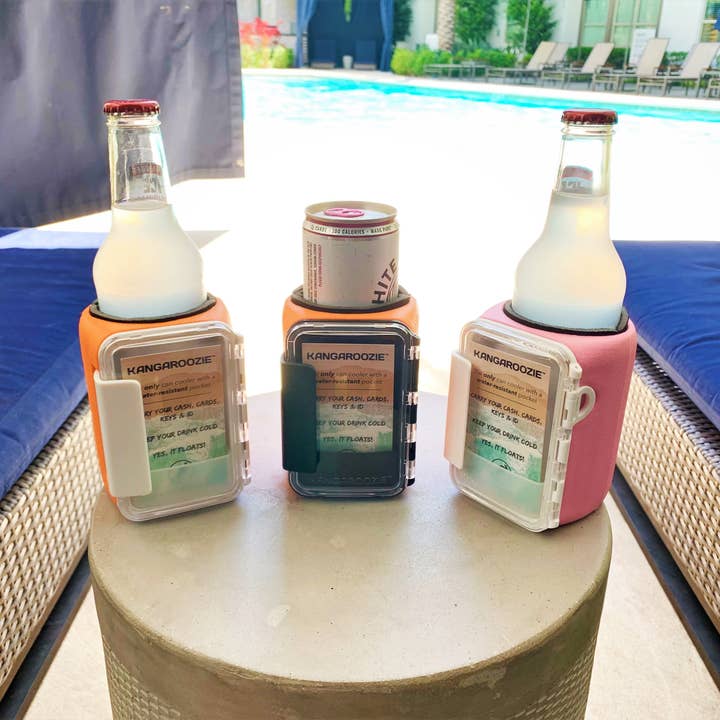 Kangaroozie - Wholesale Drink Huggers & Koozies - Kangaroozie (for slim cans & bottles) - Koozie with Pocket2