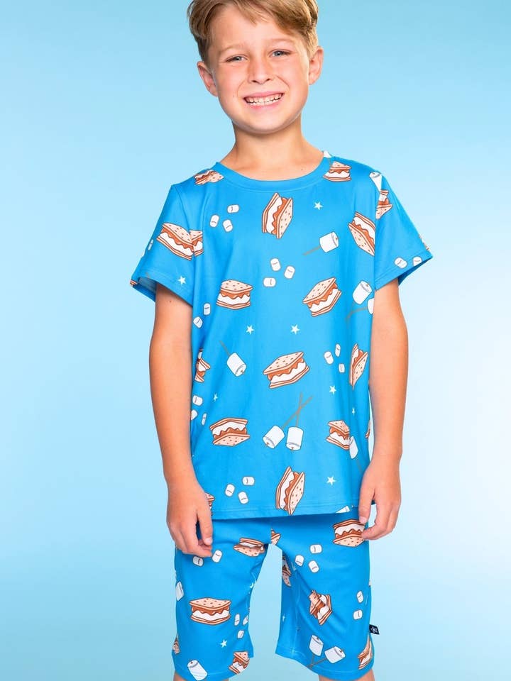 Simply Soft Short Sleeve Tee & Lounge Short for wholesale by PixieLane