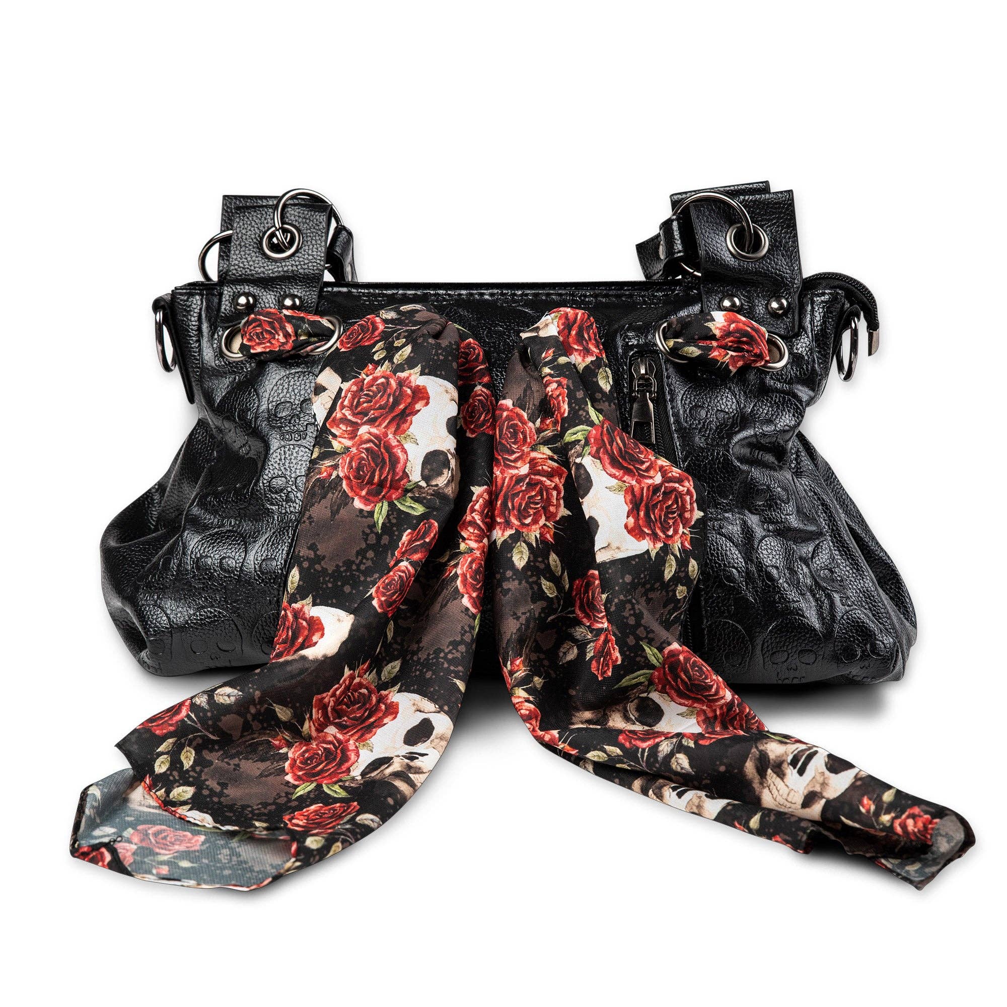 Zapps Clothing - Wholesale Tote Bag - Women's - Skullistic Gothic Skull Shoulder Bag Set2