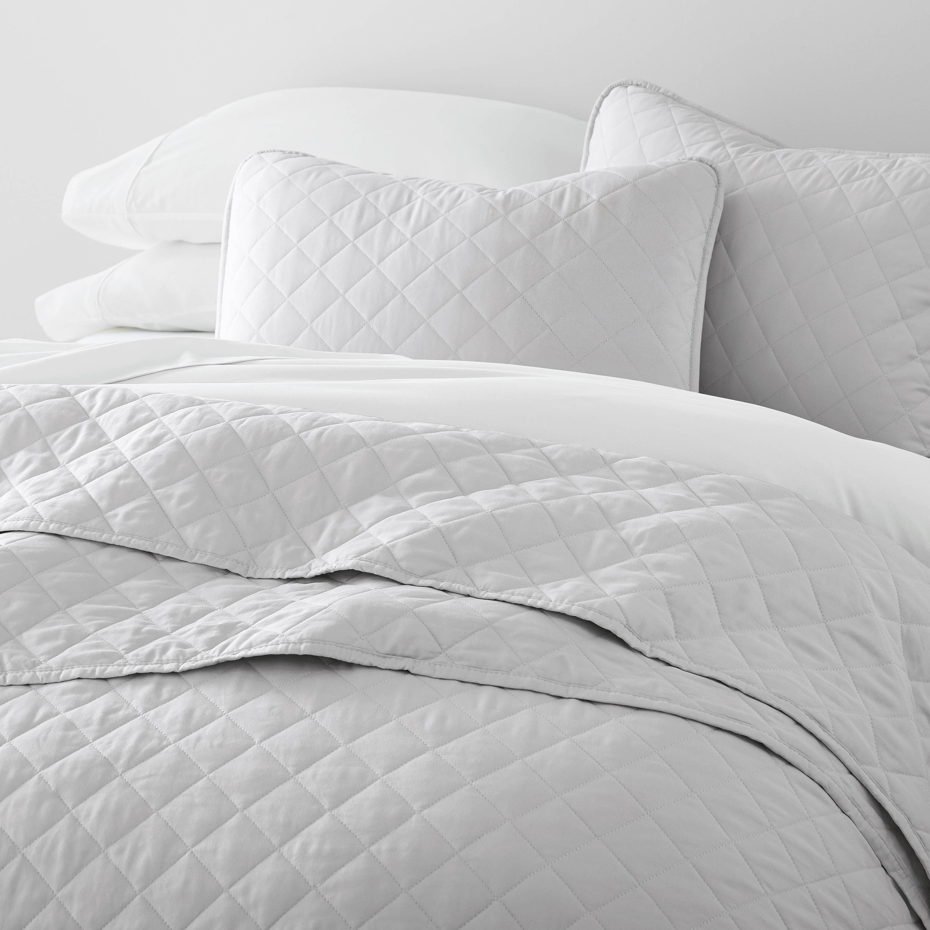 ienjoy Home - Vente Parure de lit - Ensemble de couvre-lit matelassé 3 pièces iEnjoy Home au point de losange5