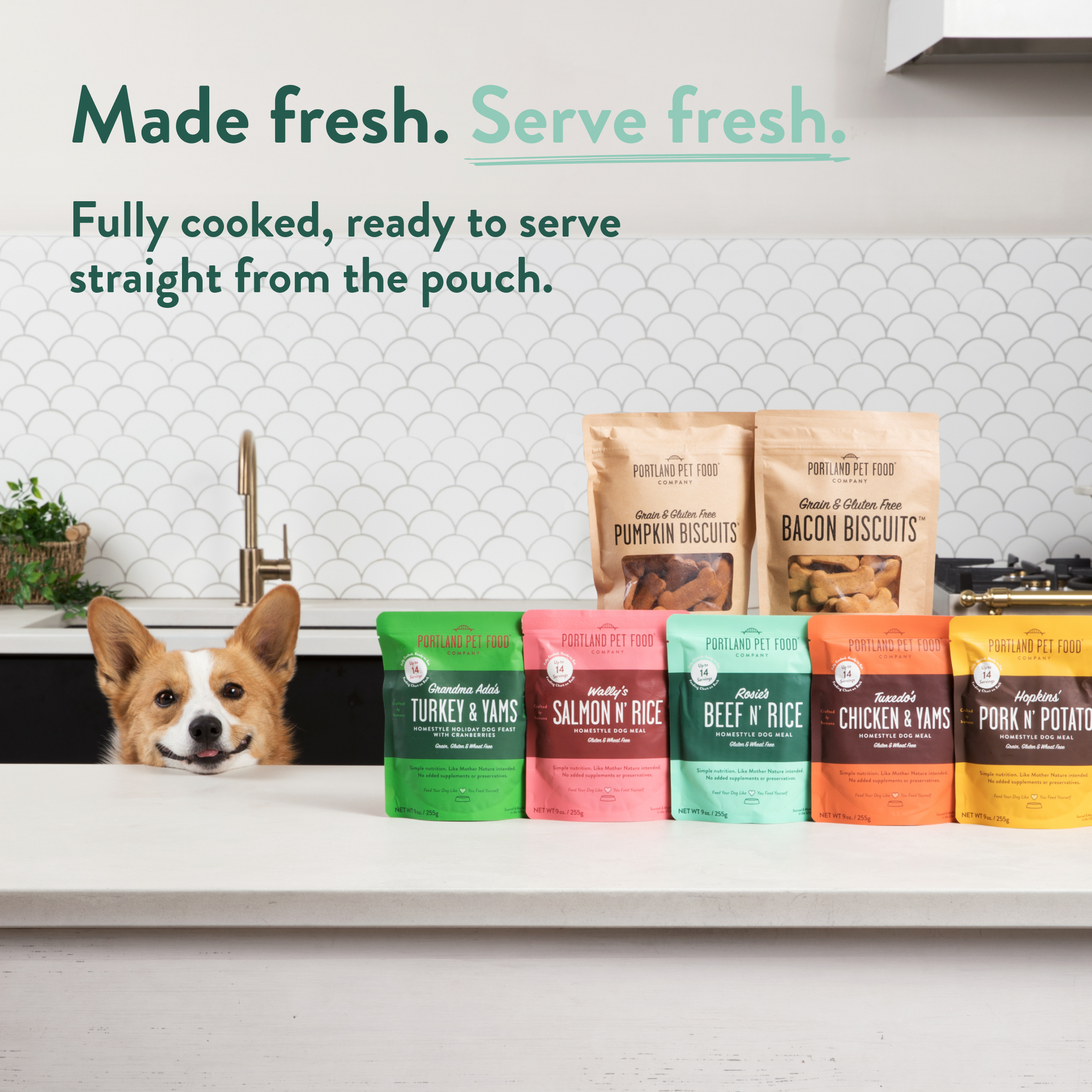Portland Pet Food Company - Wholesale Pet Food - Dog - Rosie's Beef N Rice Human Grade Fresh Wet Food Dog Pouches8