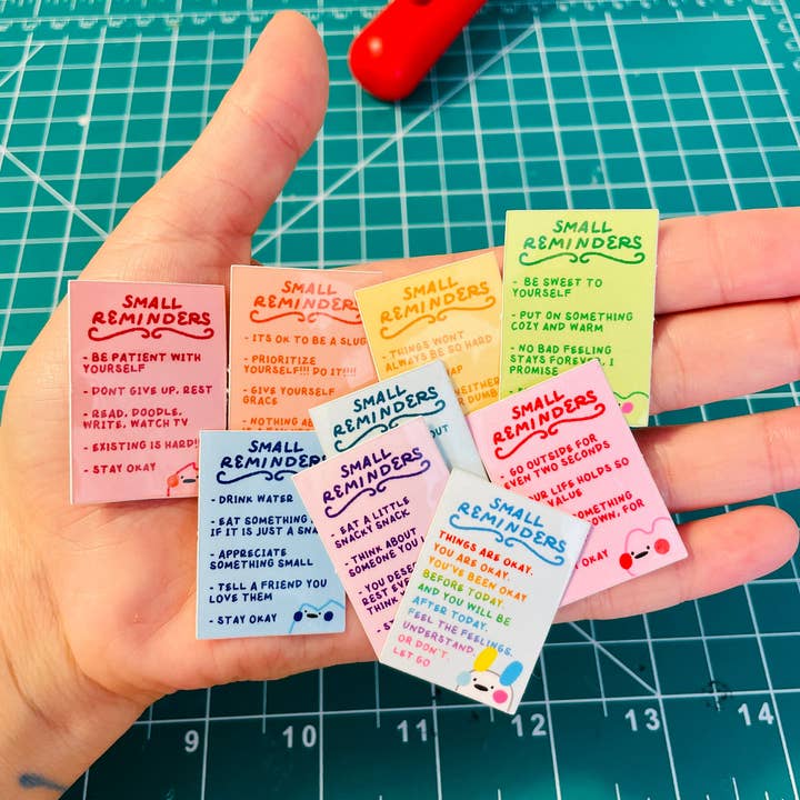 Stay Okay Studio - Vente Autocollant - Petits rappels mini-impressions ou autocollants <3
