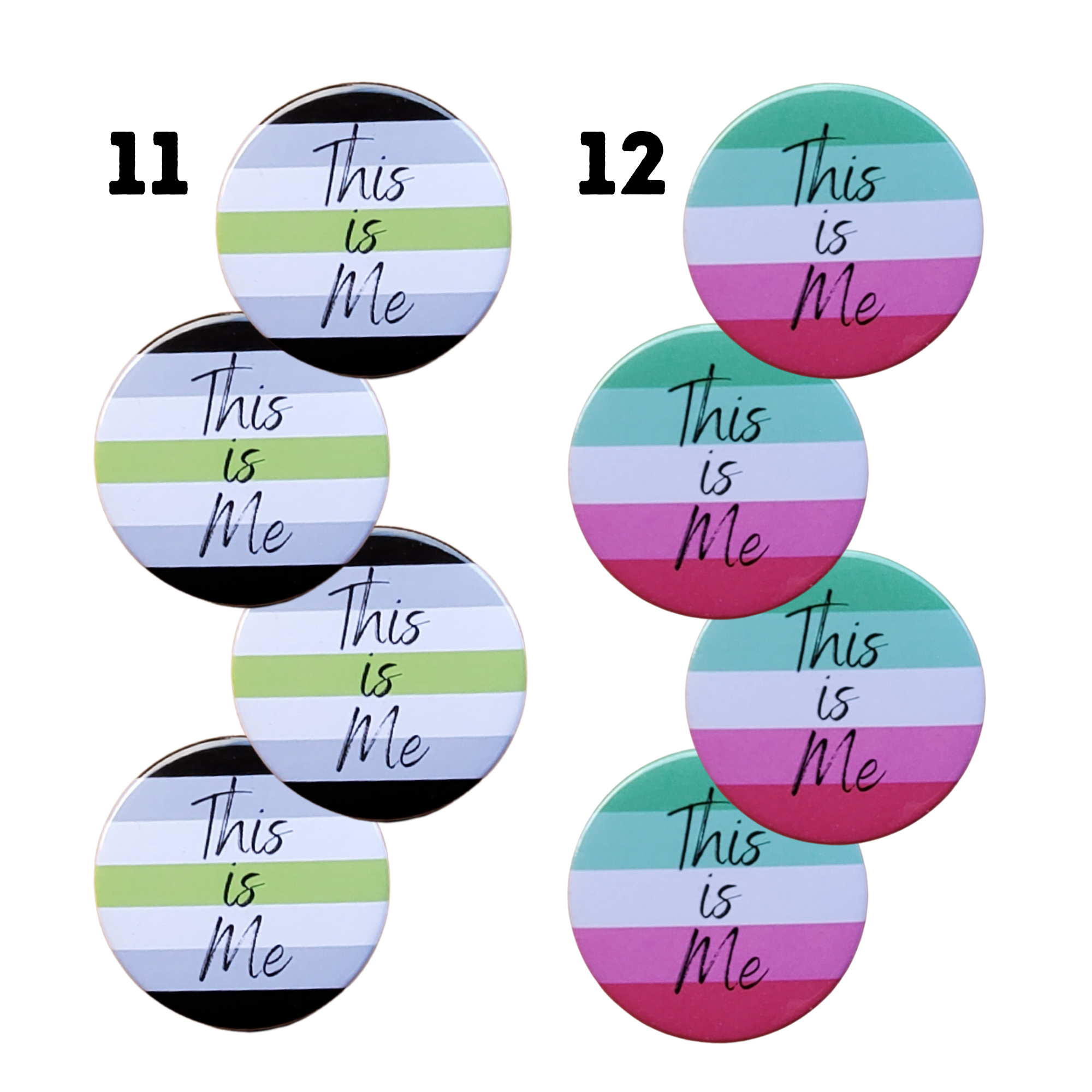 sent with Pride – wholesale Lapel pin/button – This is Me Badges Pride Pin Badges Lgbtq flag badges6