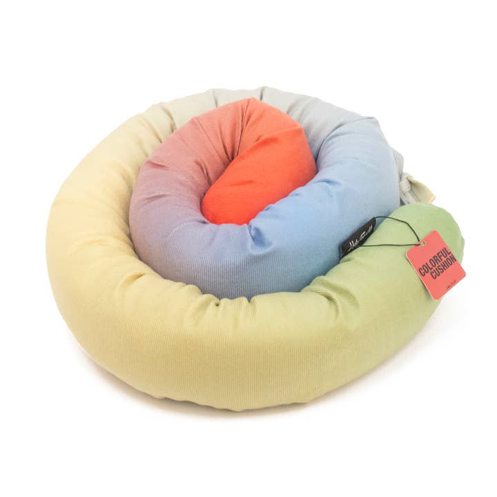 CUSCINO OBLUNGO MULTICOLORE HF per la vendita all'ingrosso da parte di Helio Ferretti