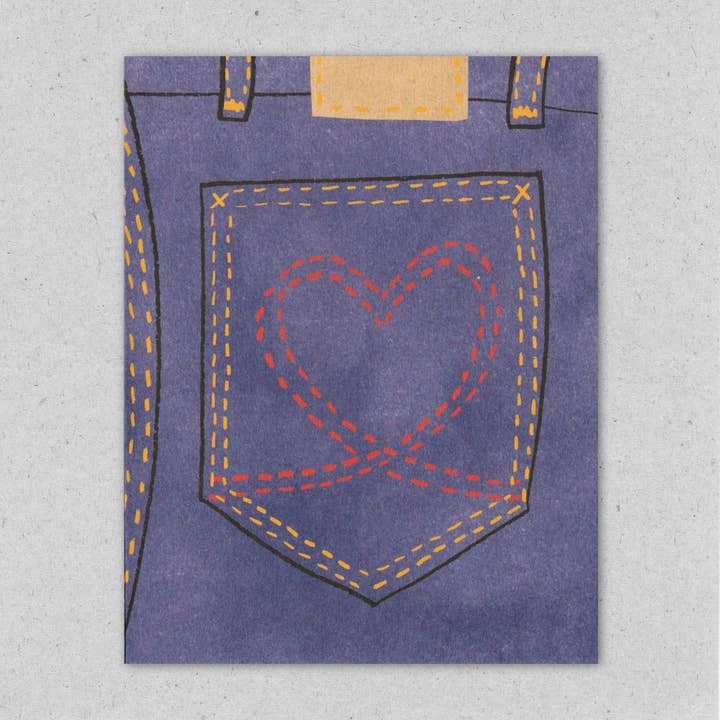 Hetta byxor Alla hjärtans dag-kort för wholesale av Lisa Jones Studio