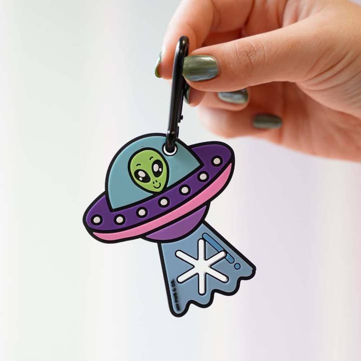 Aliens Exist Bag Hanger for wholesale by My Pug & Co.
