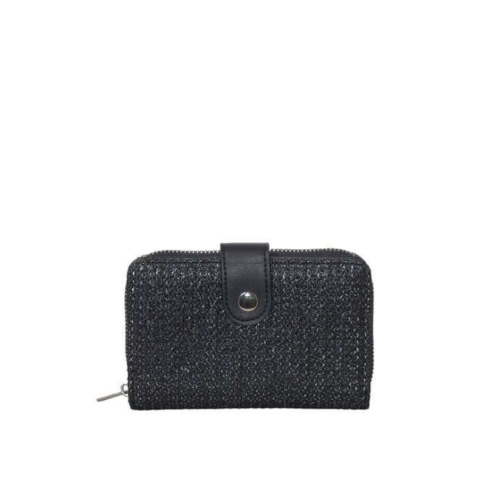 MIA LAROUGE – wholesale Plånbok - Dam – KVINNORS PLÅNBOK, MED KLAFF. MATERIAL RAFFIA3