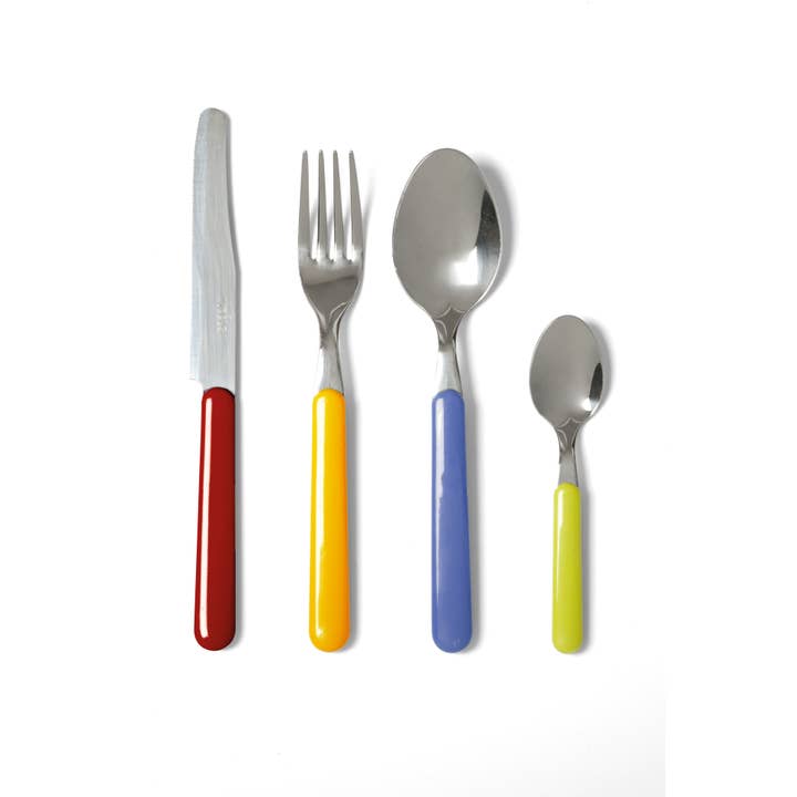 multicolour Set of 24 Fashion Multi Cutlery for wholesale on Faire