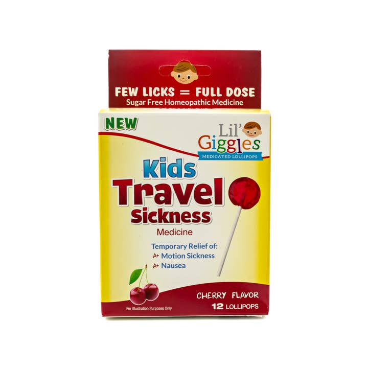 Lil Giggles - Wholesale Lollipop - Lil' Giggles Kid's Medicated Travel Sickness Lollipop