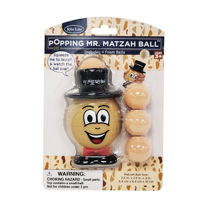 Popping Mr. Matzah Ball, Vinyl, Inkluderar 4 bollar, för wholesale av Rite lite
