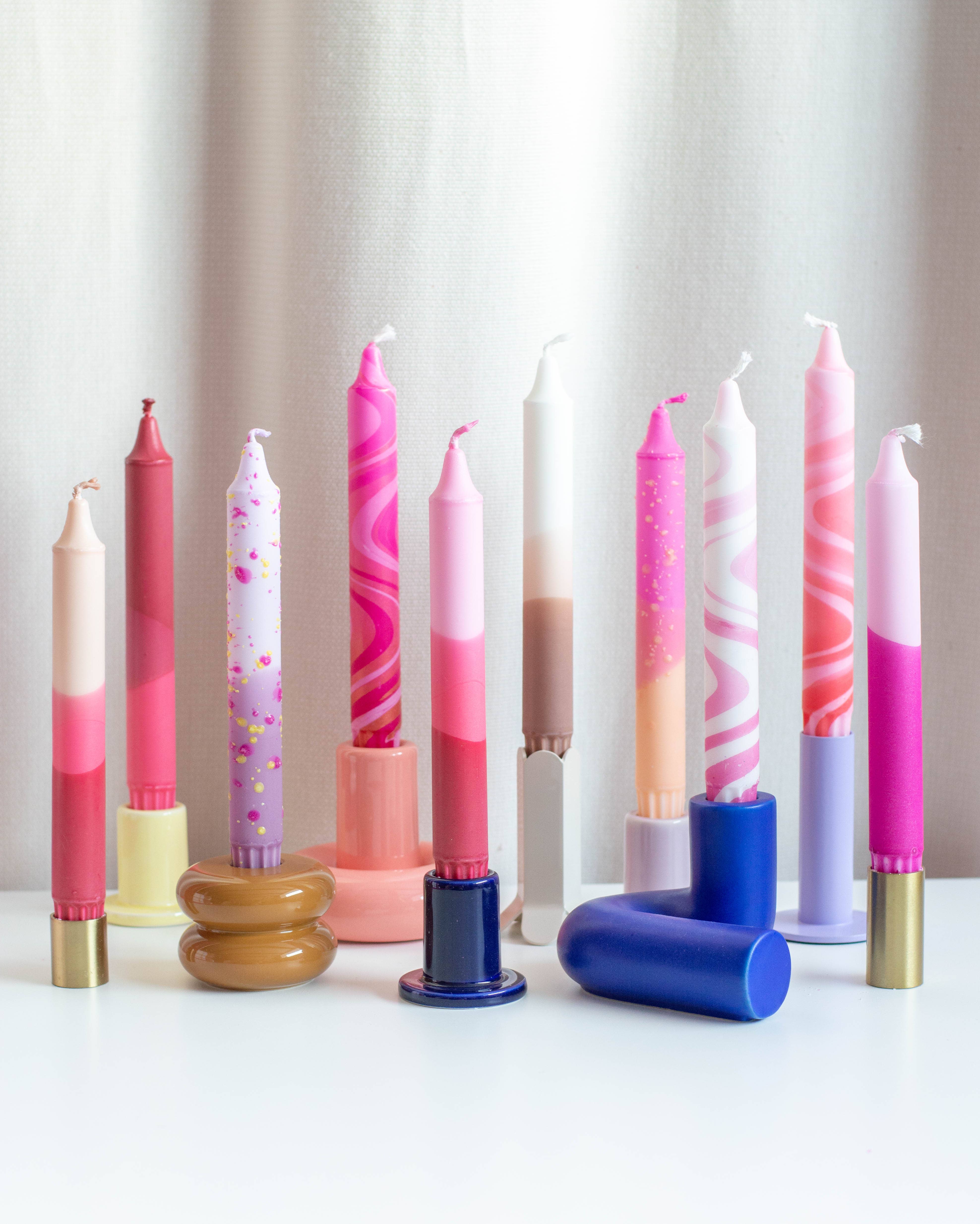 Nordtrice - Wholesale Tapered Candle/Candlestick - Taper candles box - Pink Valentines Mix2