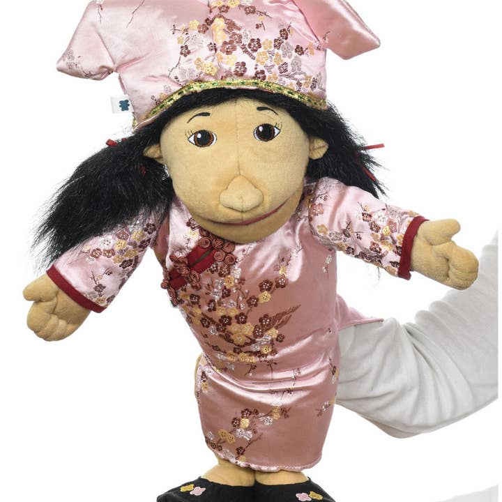Flat Friends - Wholesale Puppet – Kids & baby - Fufu - Girl Hand Puppet from China1