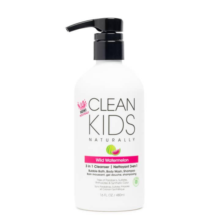 Wild Watermelon 3-in-1 Cleanser for wholesale by Clean Kids Naturally