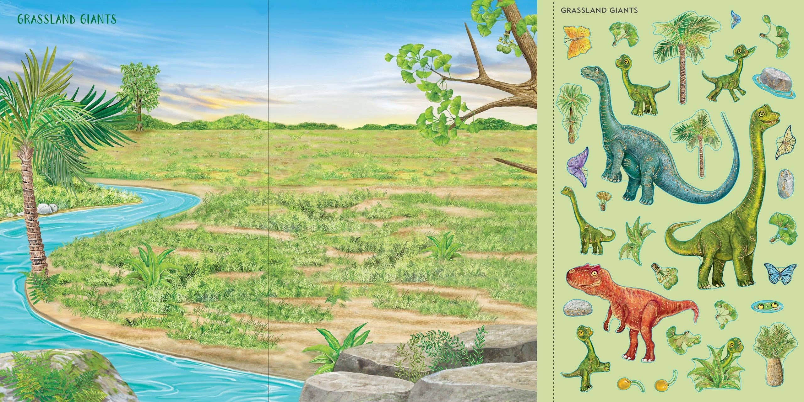 Peter Pauper Press - Wholesale Sticker - Kids & Baby - Sticker Scenes - Dinosaurs6