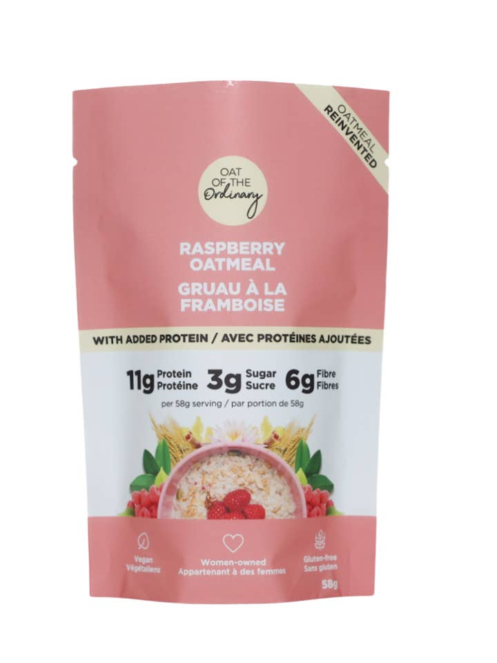 Himbeer-Haferflocken für eine Portion für den Großhandel von Oat of the Ordinary