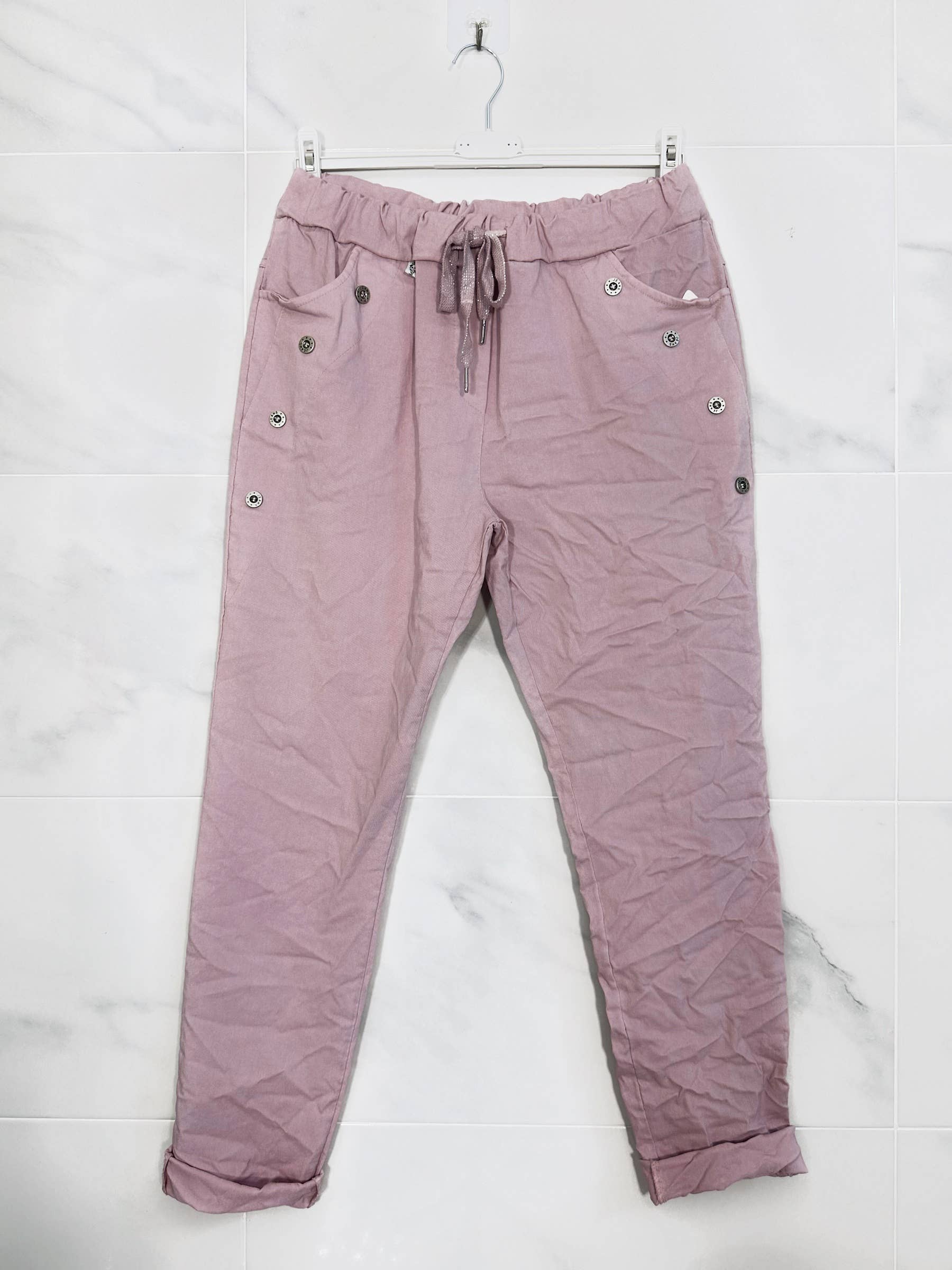 ZAFA PARIS - Wholesale Broek - Dames - 14F22P229 - magic viscose broek met knoop11