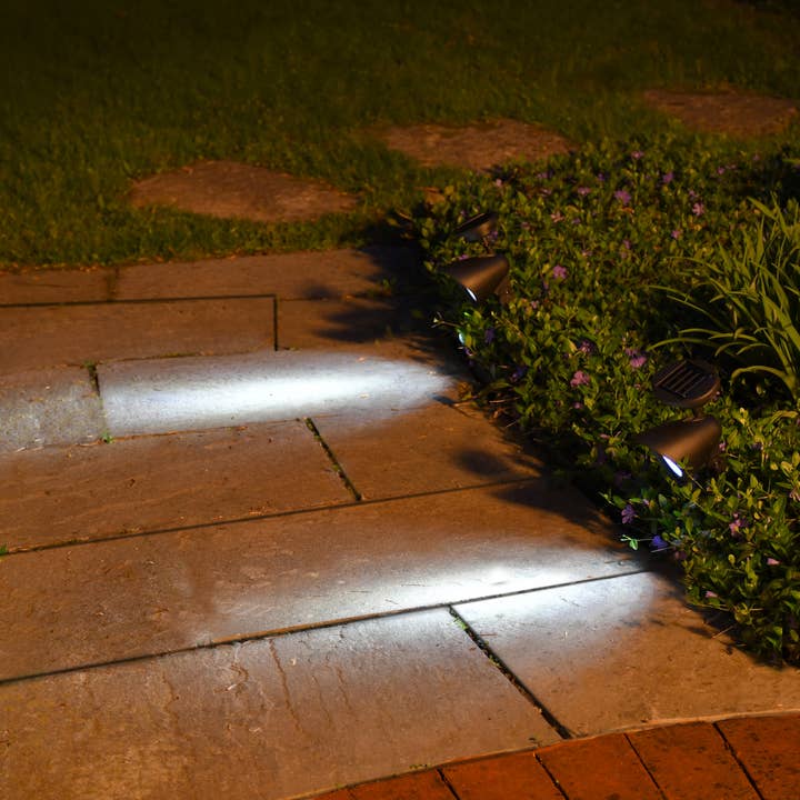 LumaBase - Wholesale Outdoor/Lawn Light - Solar Powered Black Spotlights - Set of 21