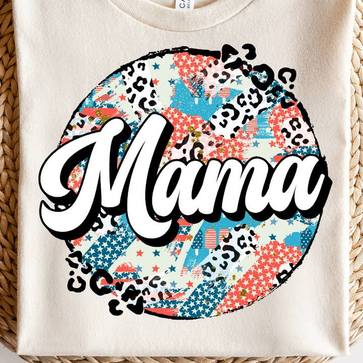 CHEETAH PRINT MAMA TRANSFER - DTF Transfer per la vendita all'ingrosso da parte di Sassy and Sublime