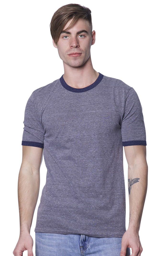 Royal Apparel - Wholesale T-Shirt - Unisex - Unisex Triblend Ringer Tee0