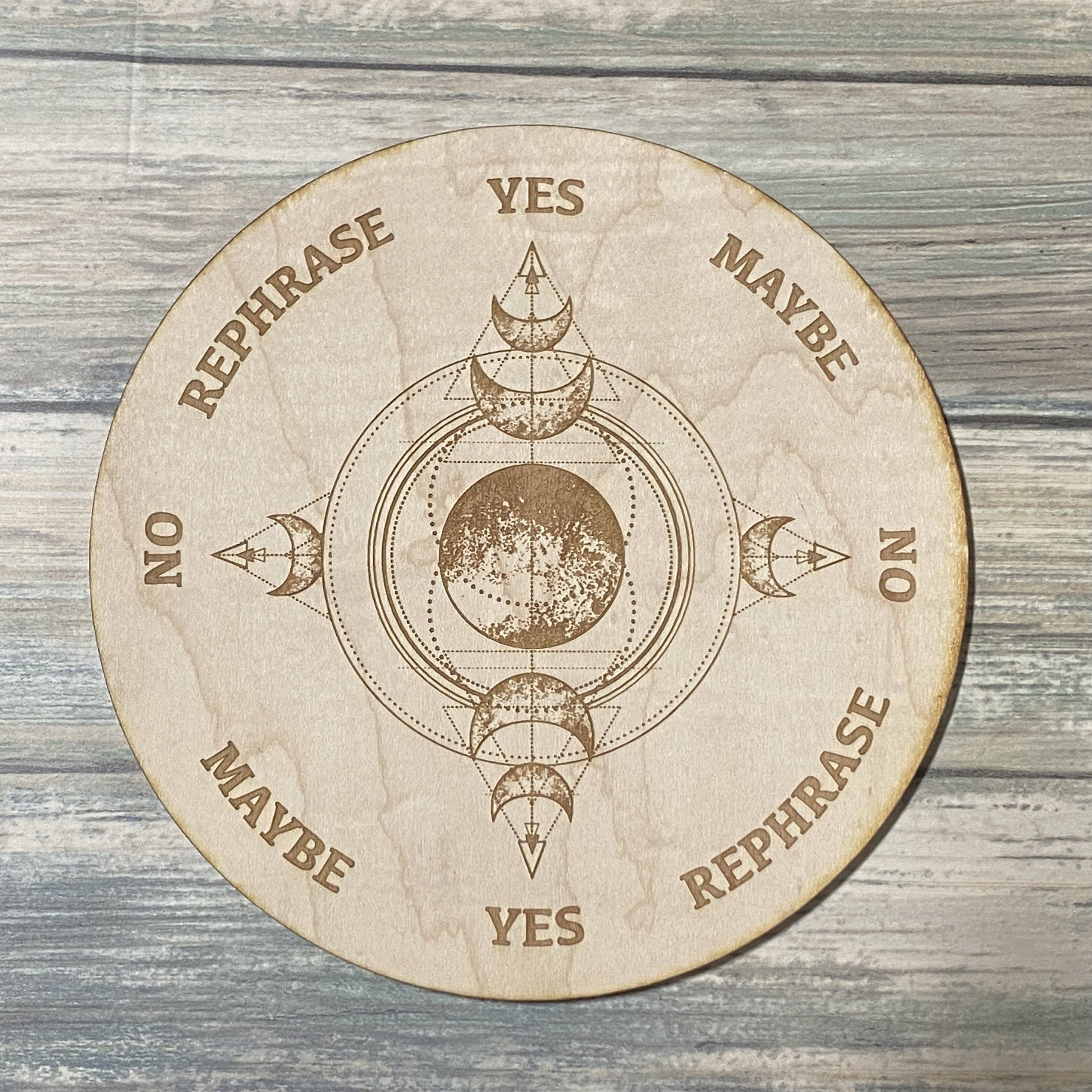 Zen and Meow - Wholesale Meditation Supplies - Triple Moon Pendulum Board0