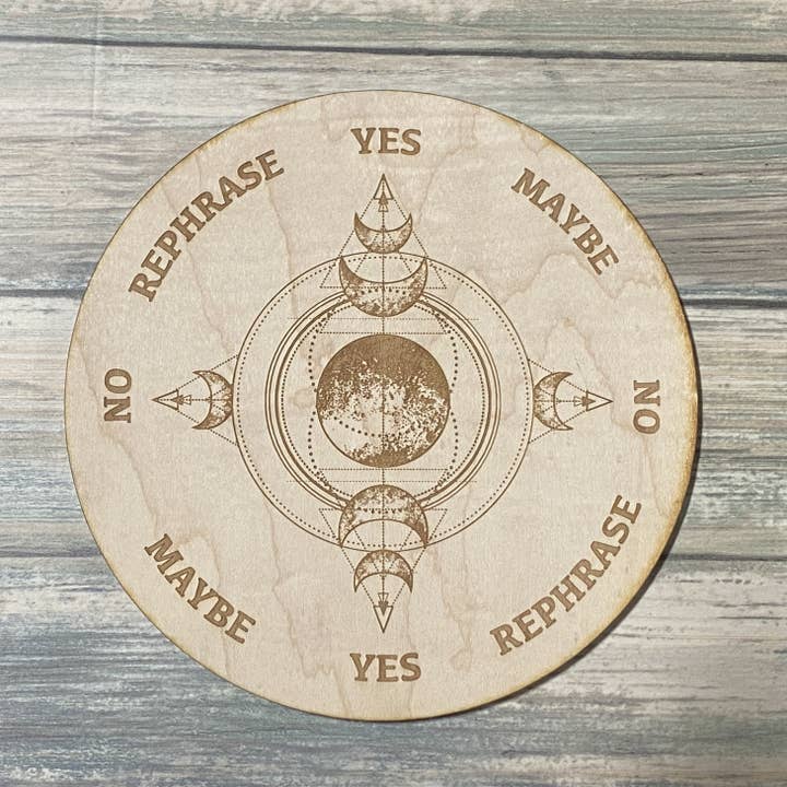 Zen and Meow - Wholesale Meditation Supplies - Triple Moon Pendulum Board