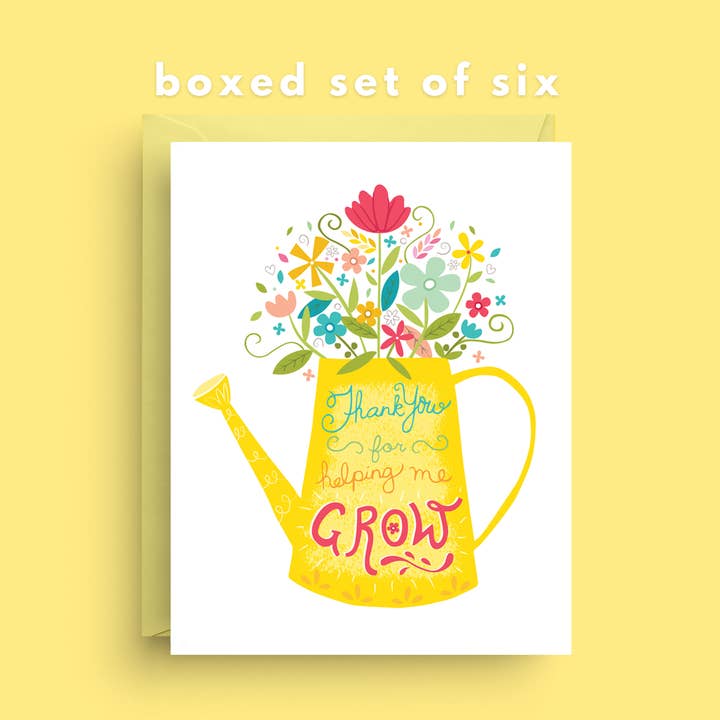 Thank You Card Boxed Set – Grow | Nature-Inspired for wholesale by Nicole Marie Paperie