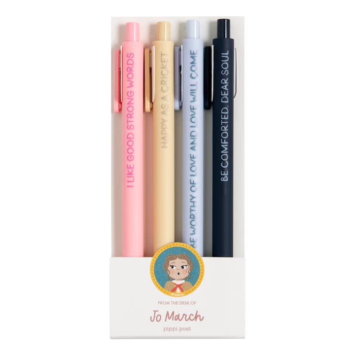 Ensemble de stylos Jo March Les Quatre Filles du docteur March pour la vente par Pippi Post