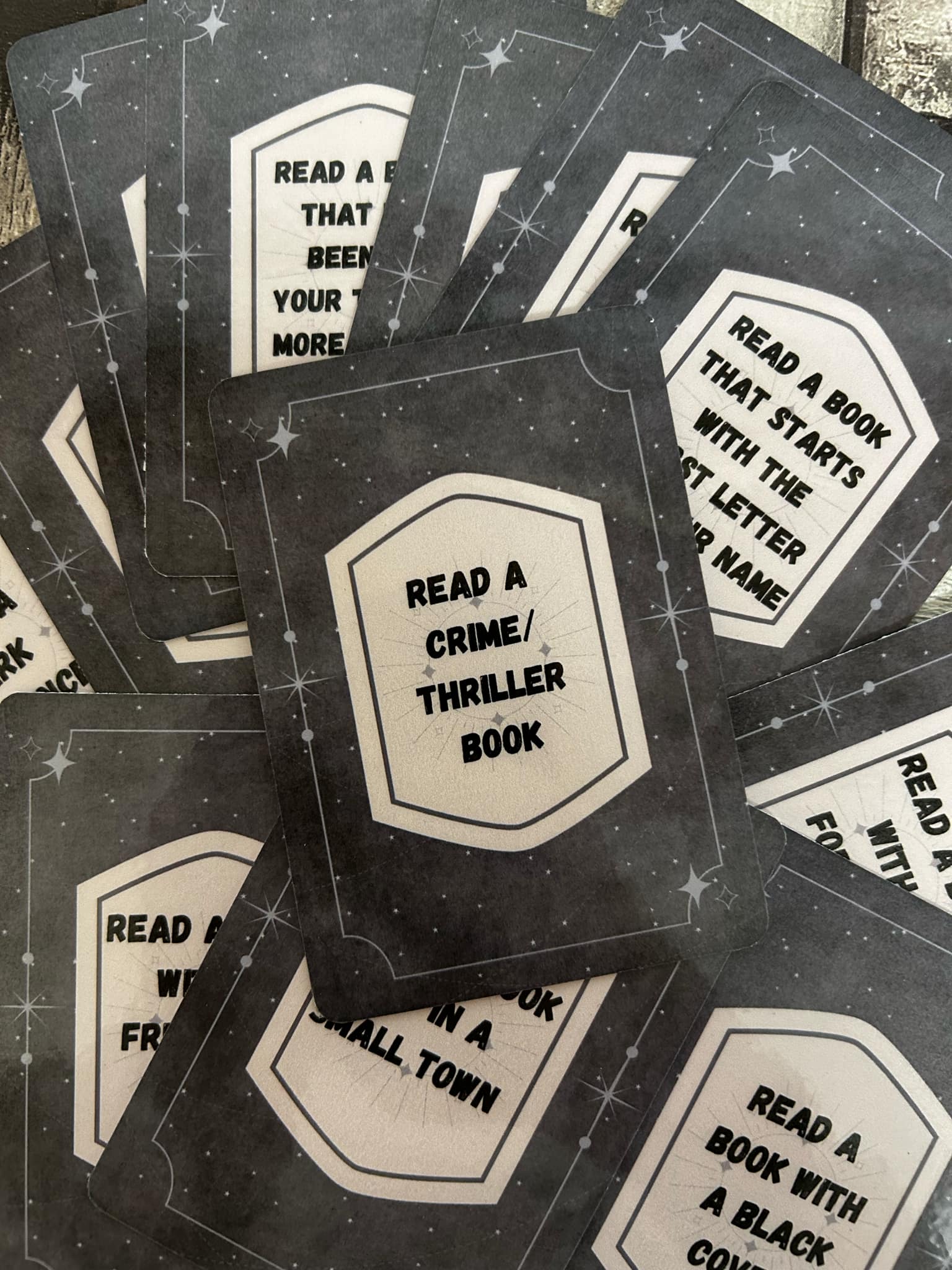 TheBookShack – wholesale Card game – EXTRA TBR book prompt card game, Bookish gift6