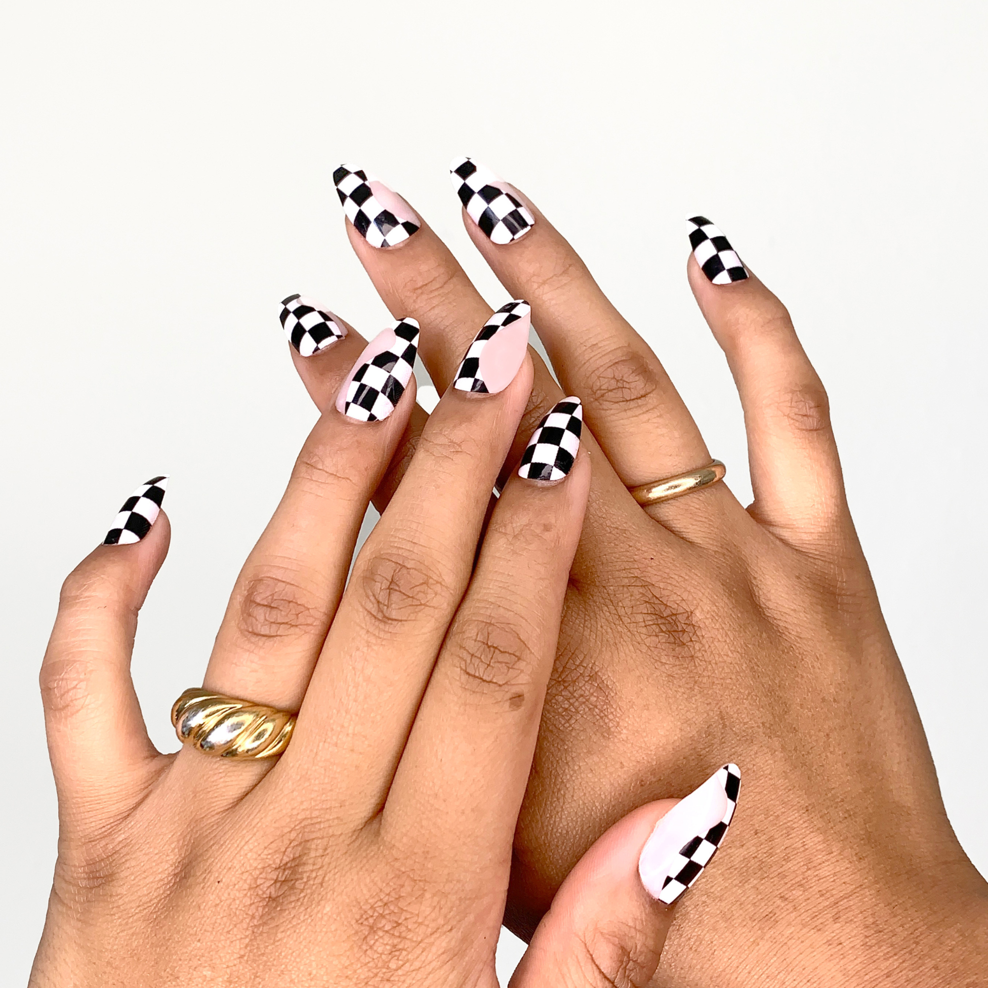 PaintLab - Wholesale Press-On/Fake Nails - PaintLab Checkmate Press-on Nails2