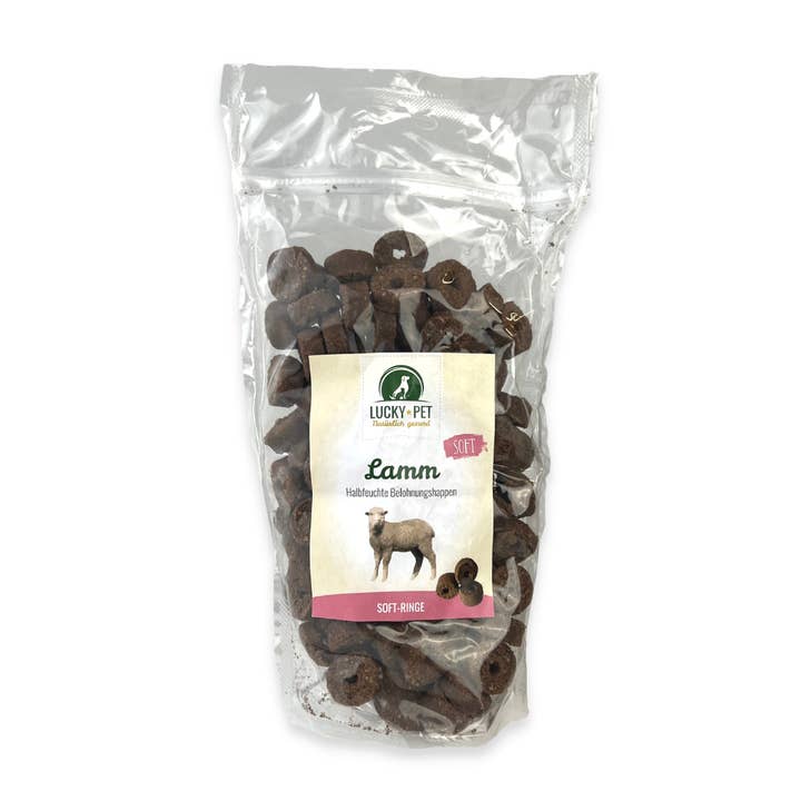 Lucky-Pet Anelli Morbidi Agnello e Riso 500 g per la vendita all'ingrosso da parte di Lucky-Pet Handels- und Produktions GmbH
