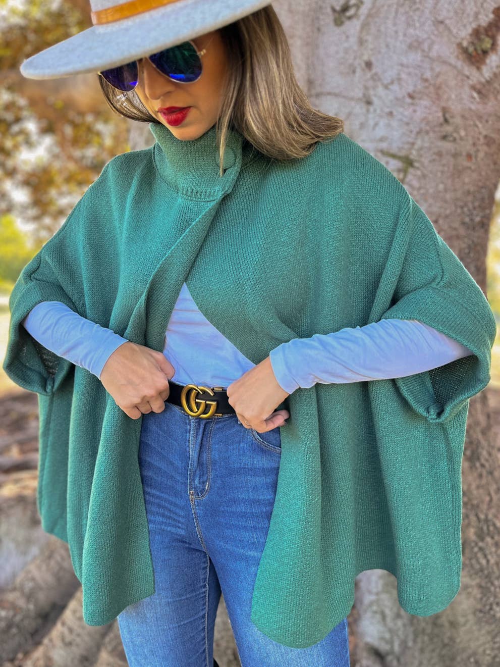 AMOLI - Wholesale Cardigan - Women's - Solid Knitted Cardigan with Neck Button1