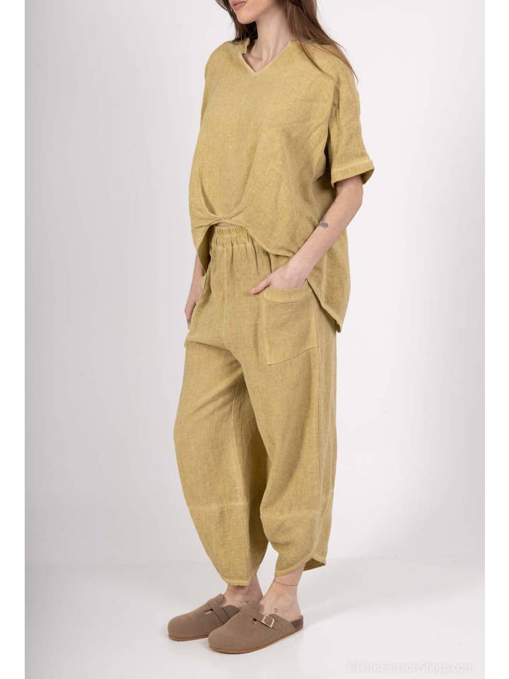 Shyloh - Wholesale Pants - Women's - Linen Cotton Pants 2058227