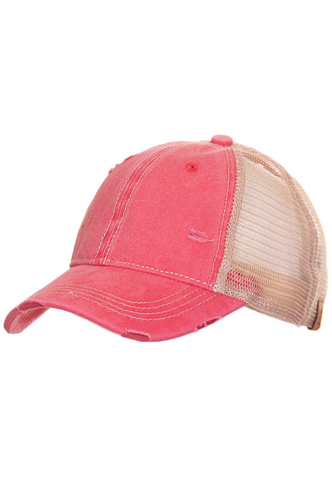 Hana - Wholesale Ponytail Cap - Women's - C.C Brand Mesh Back Ponytail Baseball Cap7