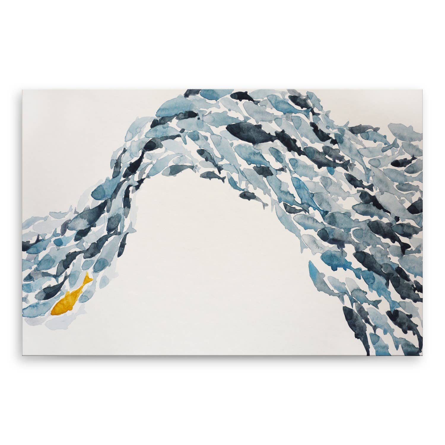 Ready2hangart, Inc. - Wholesale Gallery Wall Set - Goldfish' Wrapped Canvas Coastal Wall Art Set4