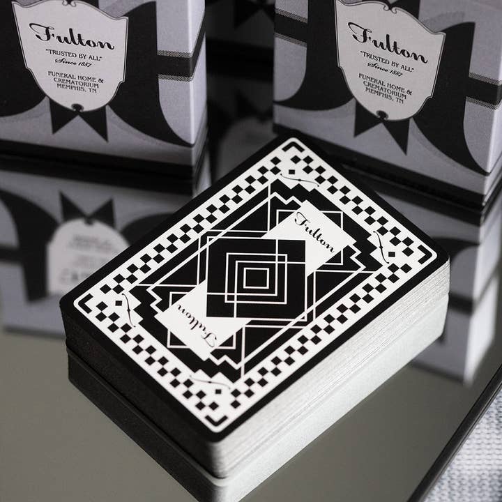 FULTONS Playing Cards – Großhandel Spielkarten – FULTON'S FUNERAL SPIELKARTEN