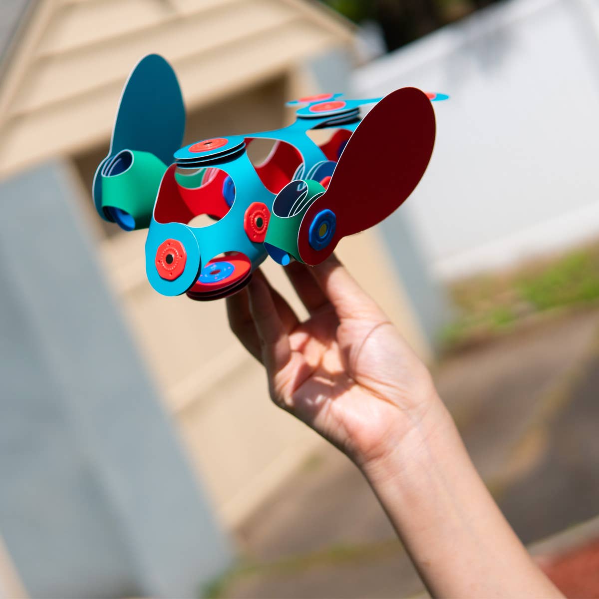 CLICS NV - Vendita all'ingrosso Set di costruzioni - Bambini - Clixo Itsy Pack Fenicottero e Turchese2