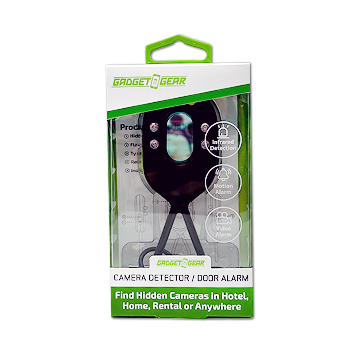 Novelty Brands - Wholesale Retailer Display - Home & Living - Gadget Gear Camera Detector Door Alarm Boxed - 6/Display3