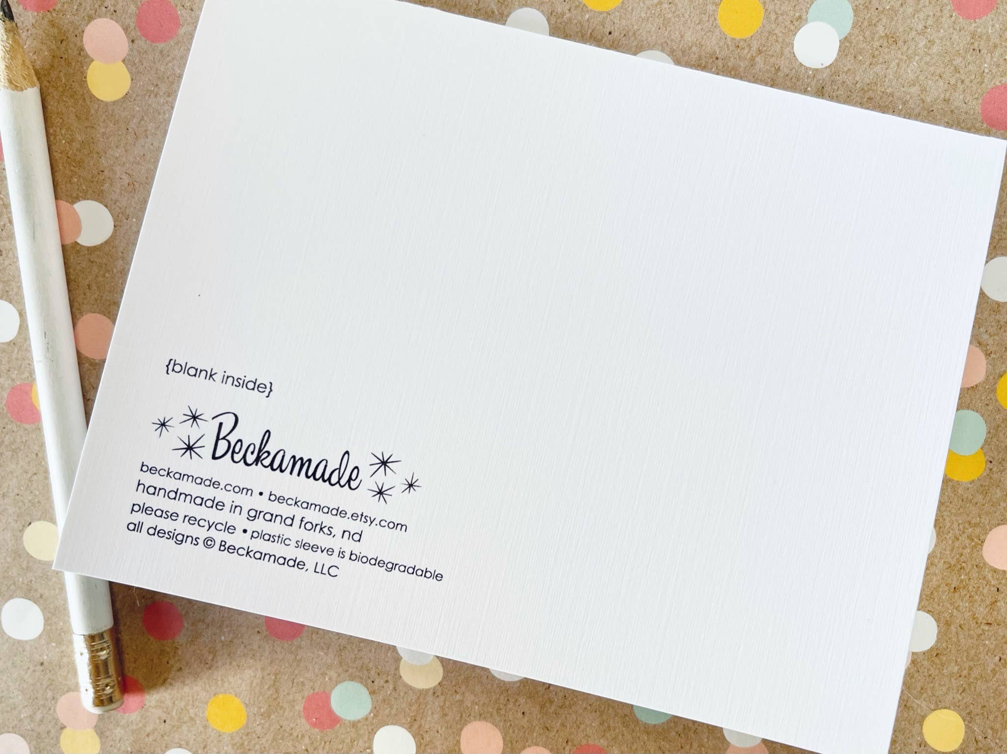 Beckamade - Wholesale Season's Greetings Card - Winter Gnomes Card2