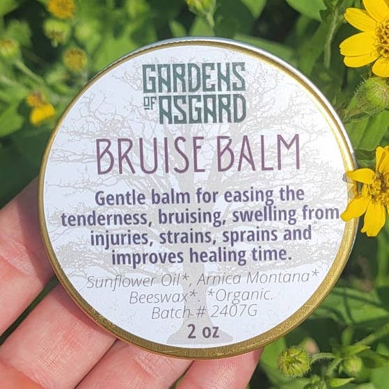 Bruise Balm :: Beeswax Salve for wholesale by Gardens of Asgard