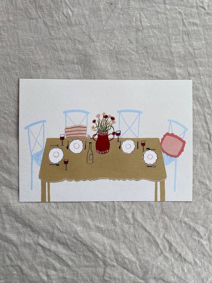 Impressão A5 - Jantar no Jardim por atacado de Harriet Watson