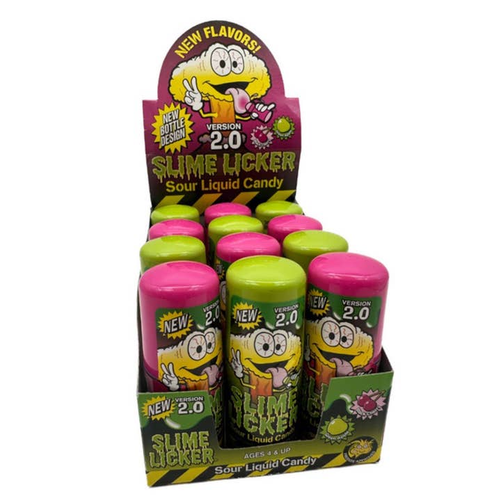 I Got Your Candy – wholesale Gelégodis – Toxic Waste Slime Licker 2.0 Körsbär och Äpple 2oz - 12st