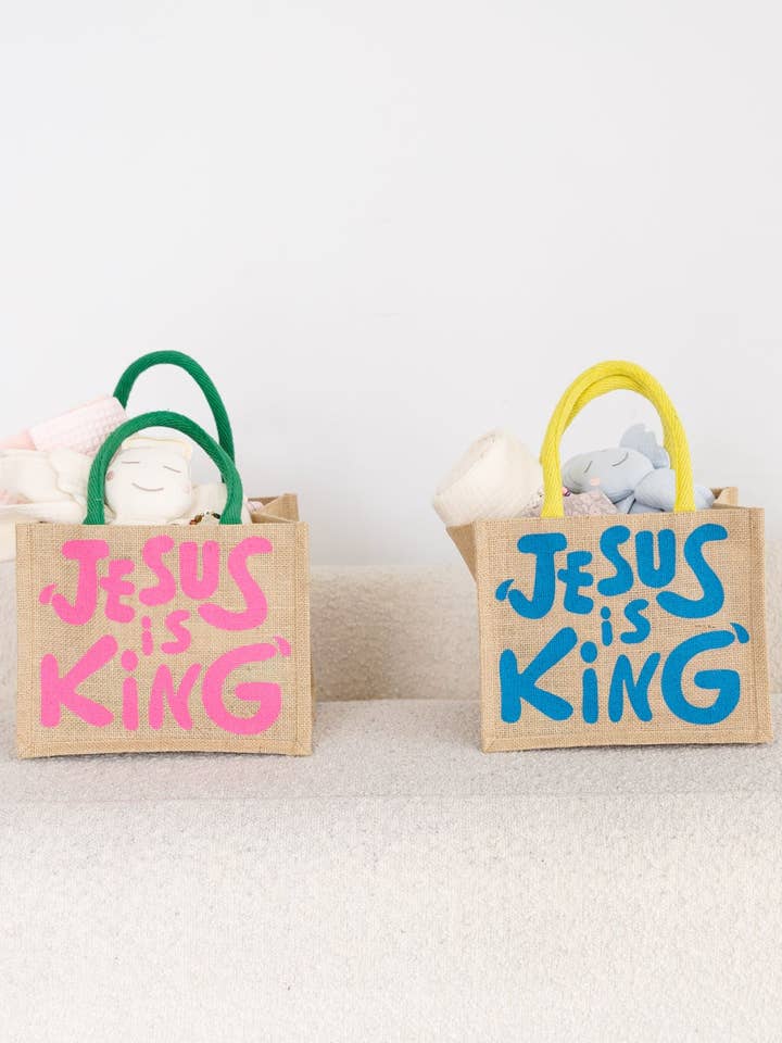 Jesus Is King Easter Basket for wholesale by Holy Pals