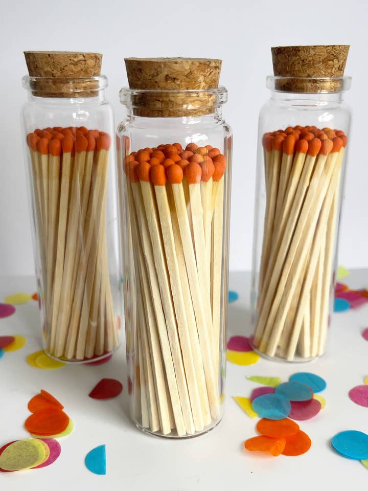 Cerillas naranjas grandes de lujo para venta al por mayor de Chateau Bo