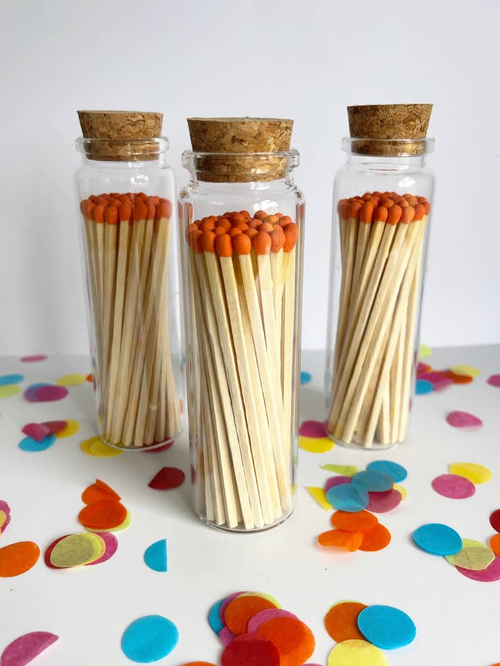 Cerillas naranjas grandes de lujo para venta al por mayor de Chateau Bo