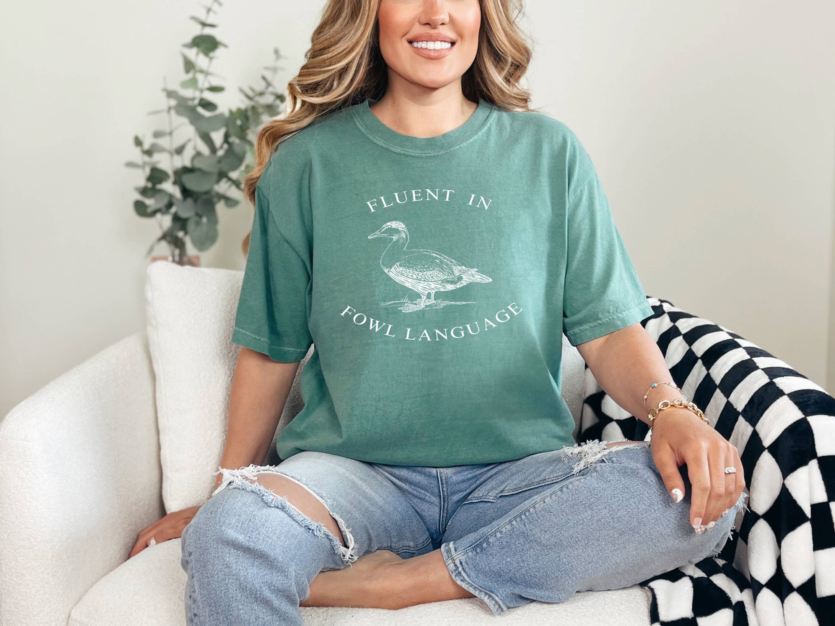 CMD Wholesale - Wholesale T-Shirt (Graphic) - Unisex - Fluent In Fowl Language Graphic Tee0