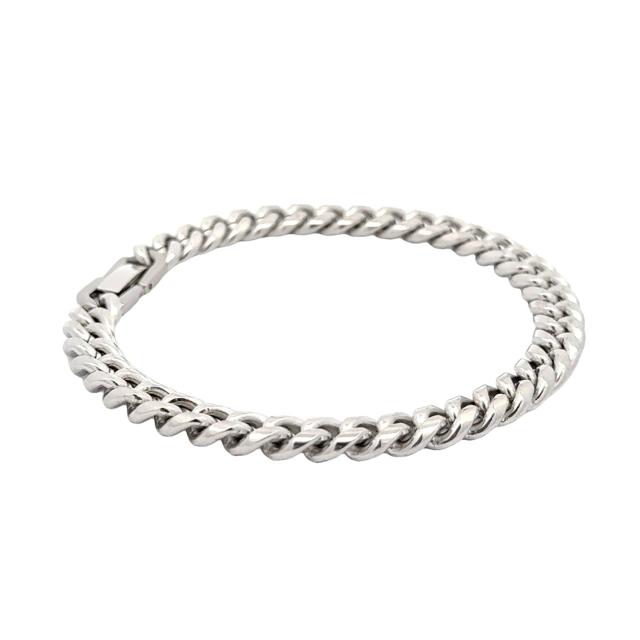PAXPARIS – wholesale Link & chain bracelet – Men's Cuban Curb Chain Link Bracelet, 8mm2