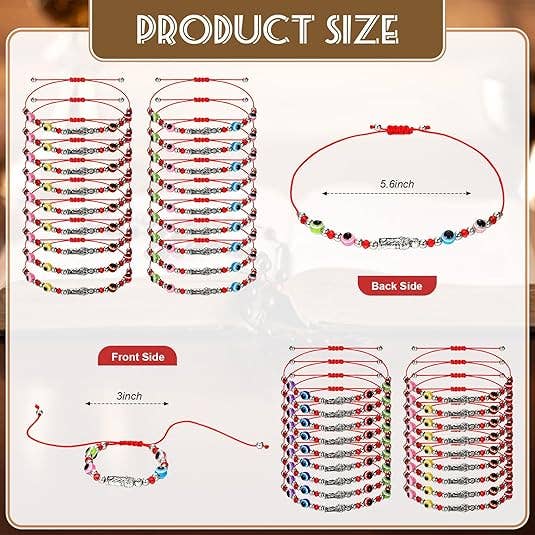 Crover - Wholesale Jewelry Set - Saint Evil Eye String Bracelet1