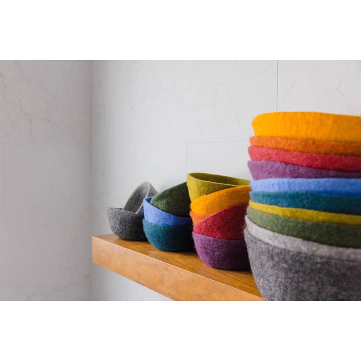 Fibres of Life - Wholesale Decorative Plate/Dish/Bowl - Felt Bowl - Small2