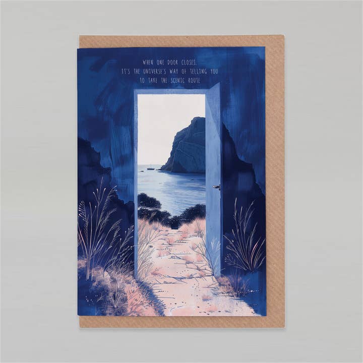 Botanopia - gifts , decor and cards for plant lovers - Wholesale Friendship Card - Take the scenic route | Encouragement Friendship Card